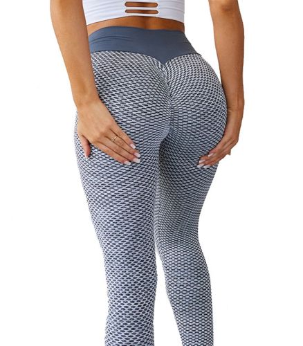 Жіночі спортивні легінси Staples Scrunch Bum білі із завищеною високою талією і ефектом пуш-ап стягуючі безшовні лосини для фітнесу push up