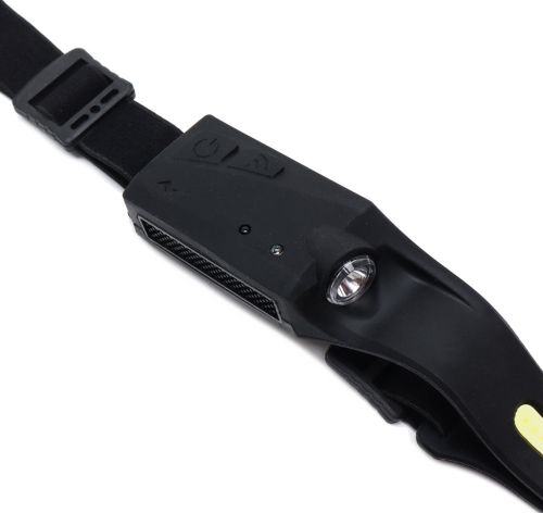 Налобний ліхтарик Bailong BL-G28 XPE COB 2 в 1 акумуляторний світлодіодний USB ліхтарик з кріпленням на голову з сенсором і датчиком руху YT200