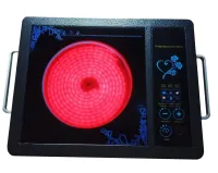 Електрична настільна інфрачервона плита Domotec MS - 5842 Ceramic на 1 конфорку 2000W, Керамічна індукційна електроплита 2000Вт 8 режимів