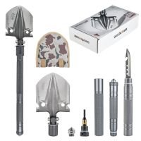 Багатофункціональна саперна лопата мультитул Adimanti ES-118 10в1 туристична HK001 з насадками сокира ніж пила склобій з чохлом для виживання