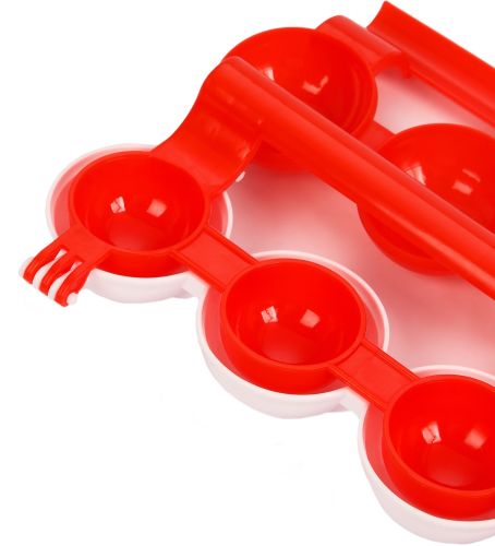Форма для виготовлення фаршированих м'ясних кульок Stuffed Ball Maker RS-45 фрикадельок з начинкою на 4 клітинки для приготування котлет з пластику