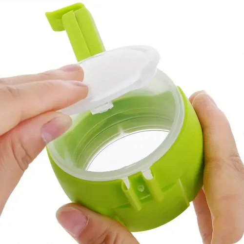 Універсальний затиск для пакетів з дозатором Bradex NF-6765, для сипучих продуктів і спецій, герметична кришка Брадекс на мішки і пакети для круп