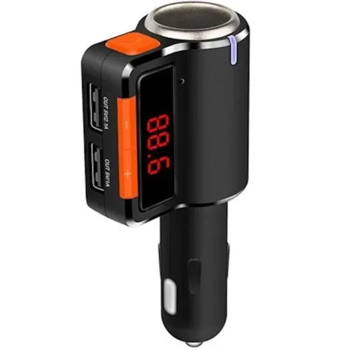 Автомобильный FM трансмиттер передатчик Bluetooth MP3 S 21, Авто ФМ блютуз модулятор в машину с зарядкой 3.1 A, Автомобильное зарядное устройство