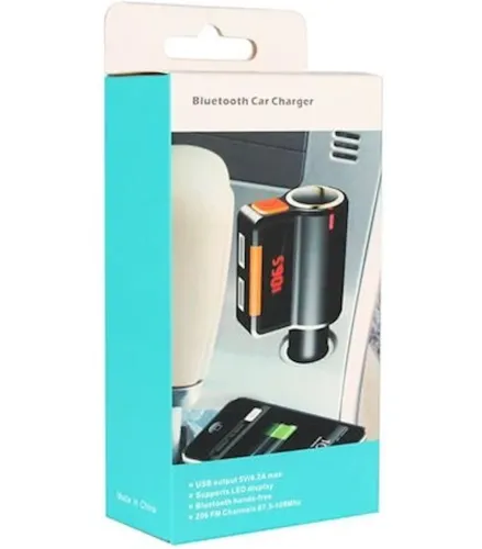 Автомобильный FM трансмиттер передатчик Bluetooth MP3 S 21, Авто ФМ блютуз модулятор в машину с зарядкой 3.1 A, Автомобильное зарядное устройство