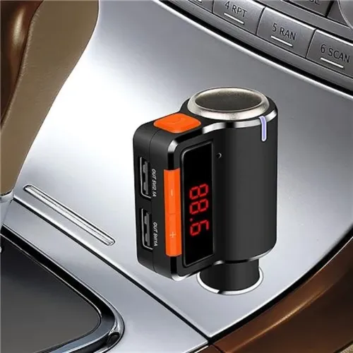 Автомобильный FM трансмиттер передатчик Bluetooth MP3 S 21, Авто ФМ блютуз модулятор в машину с зарядкой 3.1 A, Автомобильное зарядное устройство