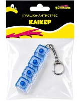 Брелок-антистрес у формі кейкап Switch Keychain SK-04 — прозора іграшка-клікер із 4 механічними клавішами, карабіном для ключів та RGB-підсвічуванням Jedel