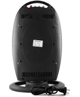 Підлоговий інфрачервоний галогенний обігрівач Domotec MS-5951 1200W 3 режими потужності, настільний кварцовий електрообігрівач від мережі 1200 Вт