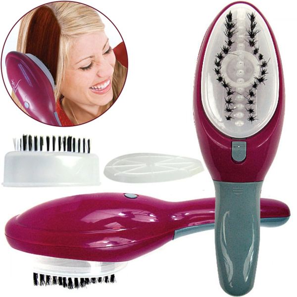 Гребінець для фарбування волосся Hair Coloring Brush електрична щітка з резервуаром для розподілу рівномірно фарби на батарейках Hair Color
