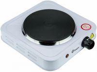 Електрична настільна плита на одну конфорку Domotec MS-5821 1000W, одноконфорочная дискова електроплита 1000Вт з термостатом на 5 положень