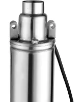 Шнековий занурювальний насос для свердловини MER Screw Pump 4QGD2 120 м 1500W кабель 15 м глибинний водяний електронасос для перекачування чистої води 2000 л/год