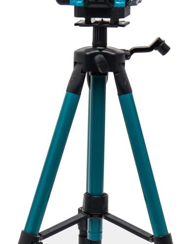 Строительный телескопический штатив тренога для нивелира 44-120 см NeroFF NF12SM 5/8 держатель подставка 1200 мм для лазерного уровня в чехле Синий