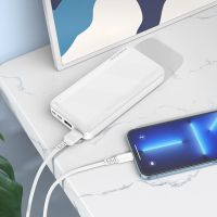 Внешний аккумулятор повербанк Power Bank Borofone BJ27A 20000mAh 15W 2USB TYPE-C с быстрой зарядкой, Портативное зарядное устройство батарея 3 выхода