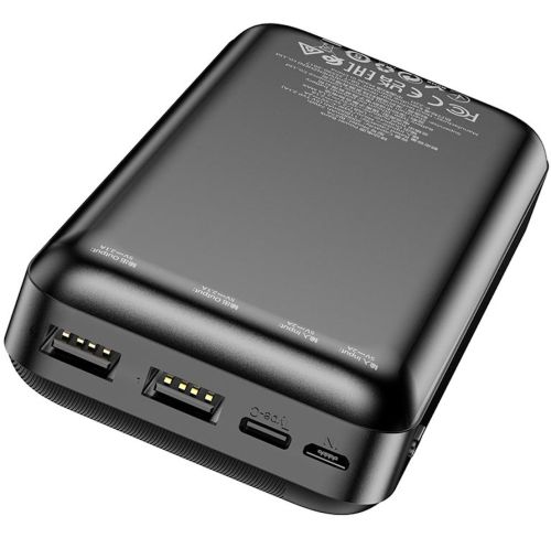 Внешний аккумулятор повербанк Power Bank Borofone BJ27A 20000mAh 15W 2USB TYPE-C с быстрой зарядкой, Портативное зарядное устройство батарея 3 выхода