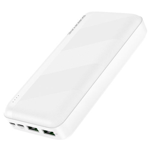 Внешний аккумулятор повербанк Power Bank Borofone BJ27A 20000mAh 15W 2USB TYPE-C с быстрой зарядкой, Портативное зарядное устройство батарея 3 выхода