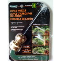 Універсальна насадка-розпилювач води Schmidt Brass Nozzle, Латунна насадка регульований розпилювач на садовий шланг для поливу та аерації