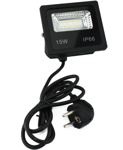 Уличный светодиодный прожектор RGB Flood LB-7980 Light с Bluetooth управлением от телефона, LED Фонарь 15W с монтажным креплением для освещения IP66 от сети