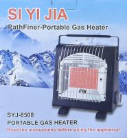 Настільний газовий обігрівач плита si YI JIA SYJ-8508 на 1 конфорку з п'єзопідпалом, керамічним нагрівачем і перехідником під балон Ax-016-3