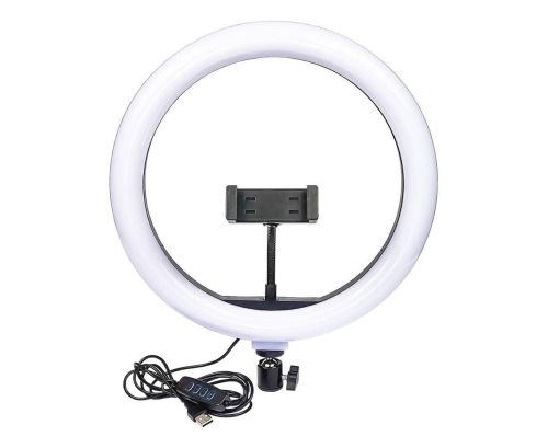 Кільцева USB LED лампа Ring Fill Light JY-260A 26 см 10 " без штатива Професійна студійна Світлодіодна CXB - 260 (теплий, нейтральний, холодний)