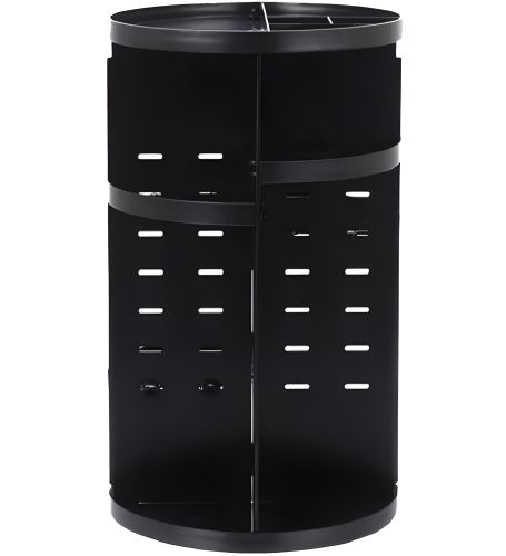 Поворотний органайзер для косметики Rotation Cosmetic Box 360 SX249, косметичний бокс підставка 7006 для зберігання кистей та інструментів Чорний