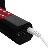 Беспроводной караоке микрофон WSTER WS-1828 Bluetooth USB AUX FM со встроенной колонкой и 4 тембрами голоса на аккумуляторе с динамиком WS1828 Черный
