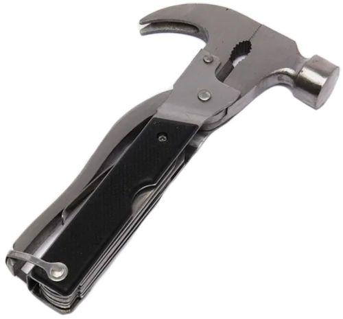 Універсальний складаний ключ мультитул молоток-швейцарський ніж Bell Howell Tac Tool 18 в 1 плоскогубці, викрутка пила з нержавіючої сталі з чохлом