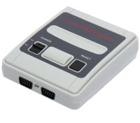 Портативна ігрова ретро приставка Dendy 620 ігор Денді 8 Bit Super Mini SFC, Дитяча консоль 8 біт з двома джойстиками і вбудованими іграми Сіра