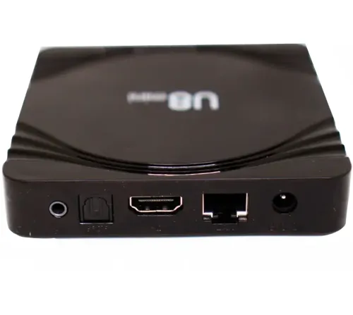 Смарт приставка Smart TV Box U8 Mini 4Gb/32GB Android з пультом, ТВ медіаплеєр 4K Андроїд з вбудованим Wi-Fi модулем для телевізора Чорна