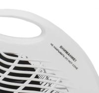 Електричний тепловентилятор Domotec MS-5902 2000W дуйка 3 режими з ручкою, підлоговий обігрівач Домотек MS5902 2000 Вт на 22 кв. м. Білий
