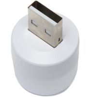 Світлодіодна USB міні лампочка нічник Vkstar 1W LED Light BU-15 від Power Bank і ноутбука, Лампа ліхтарик 6000K від повербанка ПК 1Вт Холодний білий