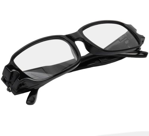 Увеличительные светодиодные Очки Для Чтения Multi Strength Reading Glasses с двойной подсветкой, Универсальные очки с фонариком Черные