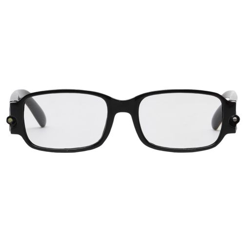 Увеличительные светодиодные Очки Для Чтения Multi Strength Reading Glasses с двойной подсветкой, Универсальные очки с фонариком Черные