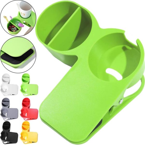 Підсклянник органайзер Clip On table Cup Holder FFX-336FQ на прищіпці для чашок, навісний тримач Затискач-підставка з прищіпкою для зберігання води