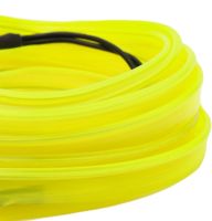 Светодиодная силиконовая лента LED NEON 0729 Yellow 5 м с блоком питания, Универсальная неоновая гибкая подсветка 12V-220V 5m в силиконе Желтая