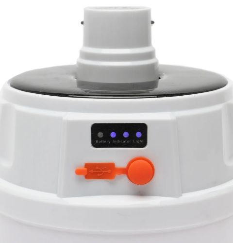 Акумуляторна підвісна лампа Solar Lamp BL-2022 на сонячній батареї, Підвісний світлодіодний ліхтар на гачку для кемпінгу на акумуляторі JD-2022