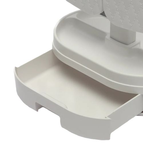 Настільне потрійне дзеркало Led Lighted WX-810 з підсвічуванням і органайзером для зберігання косметики, косметичне акумуляторне дзеркало зі збільшенням