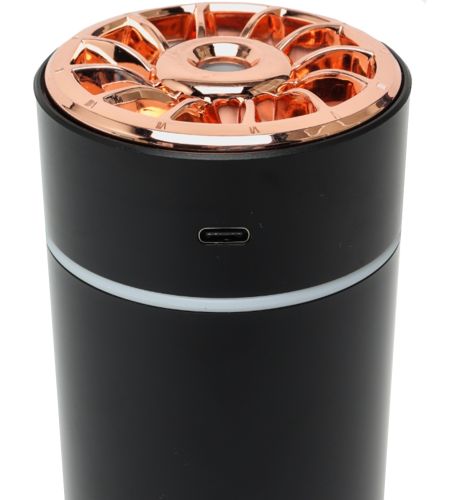 Бездротовий автомобільний зволожувач повітря Aroma Humidiifer H20 з RGB підсвічуванням, акумуляторний аромадифузор USB HP227 в авто і для дому