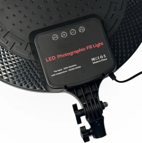 Круглая светодиодная LED лампа Fill Light PF-33 33 см 13" для фото и видео с пультом, Студийная селфи лампа видеосвет теплый, нейтральный, холодный