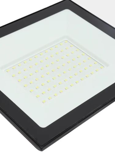 Светодиодный уличный прожектор 100W LED Flood Light Series 2 UKC FL-100 с монтажным креплением на кронштейн, Дневной фонарь 100 Вт IP66 6400К для улицы от сети