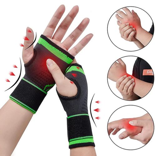 Фіксатор на кисть руки Wrist Support Sibote 9136, Бандаж на зап'ясті від травм і розтягувань, еластичний бинт лангетка для рук з фіксуючим ременем