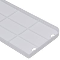Настінна самоклейна полиця органайзер Чоловічки Storage Shelf AND XL-941 для ванної кімнати, Пряма підвісна поличка для приладдя Біла, Пряма підвісна поличка для приладдя