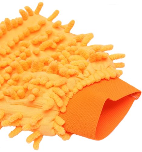 Двостороння рукавичка рукавичка Microfibre Super Mitt SB-8605 для миття машини і прибирання пилу, Униврсальная рукавиця з мікрофібри для чищення авто