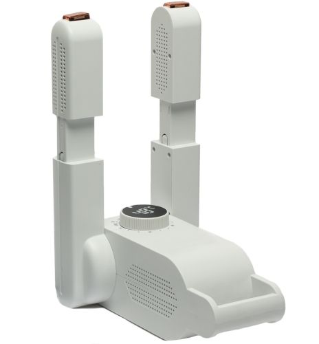 Электрическая дезодорирующая сушилка обуви Shoes Dryer XL-648 с таймером, нагреватель для шапок, перчаток и носков с ультрафиолетовым нагревом Белая