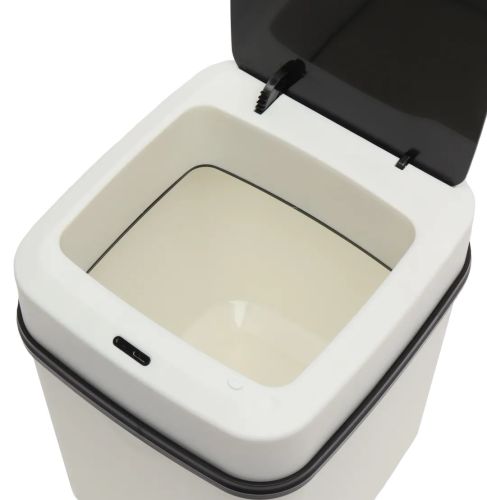 Розумне автоматичне відро для сміття на 10 л Sensor Trash Box JH - 68 з сенсорною кришкою для сміття, сенсорна кошик з розумним датчиком на батарейках