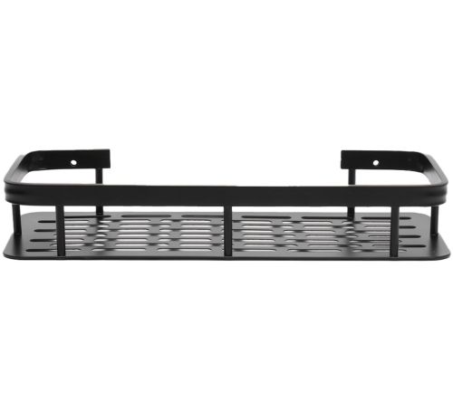Настенная прямая полка в ванную Storage Rack AND197, Навесной органайзер 30х13х5.5см держатель для ванной XL-915 под косметические принадлежности на стену
