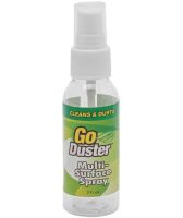 Обертова електрощітка Go Duster для видалення пилу 3 насадки щітка волоть для професійного прибирання на батарейках з насадками Гоу Дастер Зелена