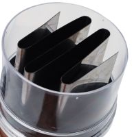 Ручний прес подрібнювач Onion Vegetable Food Chopper SF-462 для подрібнення цибулі та часнику з кришкою, Чеснокодавка чоппер з нержавіючої сталі