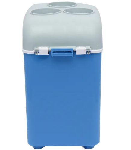 Портативний автохолодильник від прикурювача 12V Portable Electronic Fridge Freezer PF-7535 на 7.5 л, Автомобільний холодильник 2 в 1