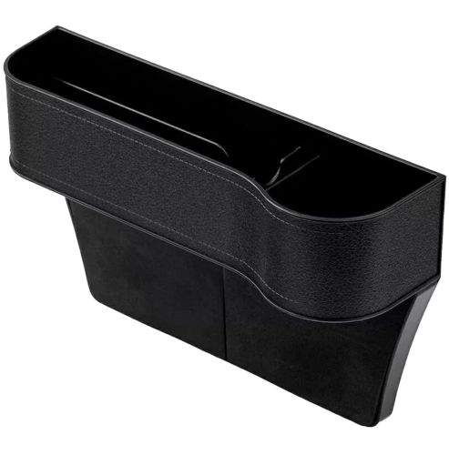 Автомобільний щілинний органайзер підсклянник Car Organiser Green Lion 2 штуки між сидіннями для зберігання дрібниць тримач на сидіння машини чорний