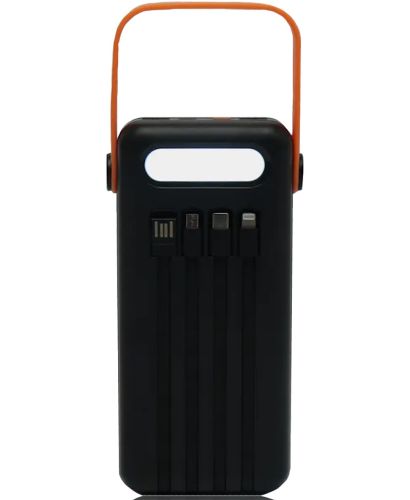 Портативний зарядний пристрій Power Bank Voltronic YM635DX 30000mAh з сонячною панеллю і ліхтариком Solar зовнішній акумулятор повербанк для зарядки