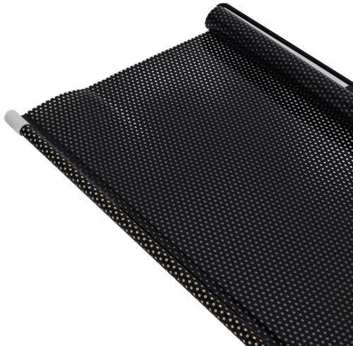 Солнцезащитная рулонная шторка козырек RolerProtect 40x125 см на колесиках для спальни и автомобиля, Автомобильные жалюзи роллет на окна Черная